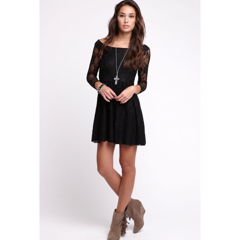 Kirra Black Lace Dress